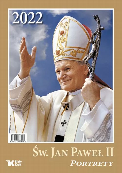 Kalendarz 2022 ścienny wieloplanszowy Święty Jan Paweł II, portrety