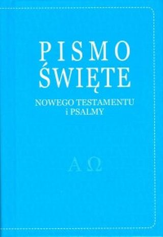 Pismo Święte Nowego Testamentu i Psalmy, niebieskie