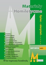 Materiały Homiletyczne 287/2014 rok A - lipiec-sierpień (+ płyta CD)