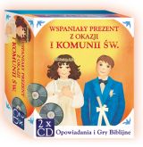 Opowiadania i gry biblijne (2xCD-ROM) - prezent na I Komunię Św.